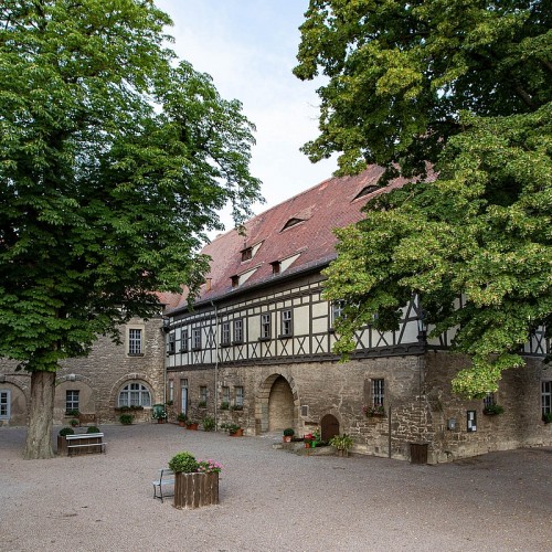 Burg Weißensee mit Burginnenhof