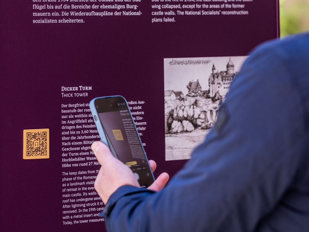 Multimediaguide, Oberschloss Kranichfeld, Foto: STSG, Philipp Hort