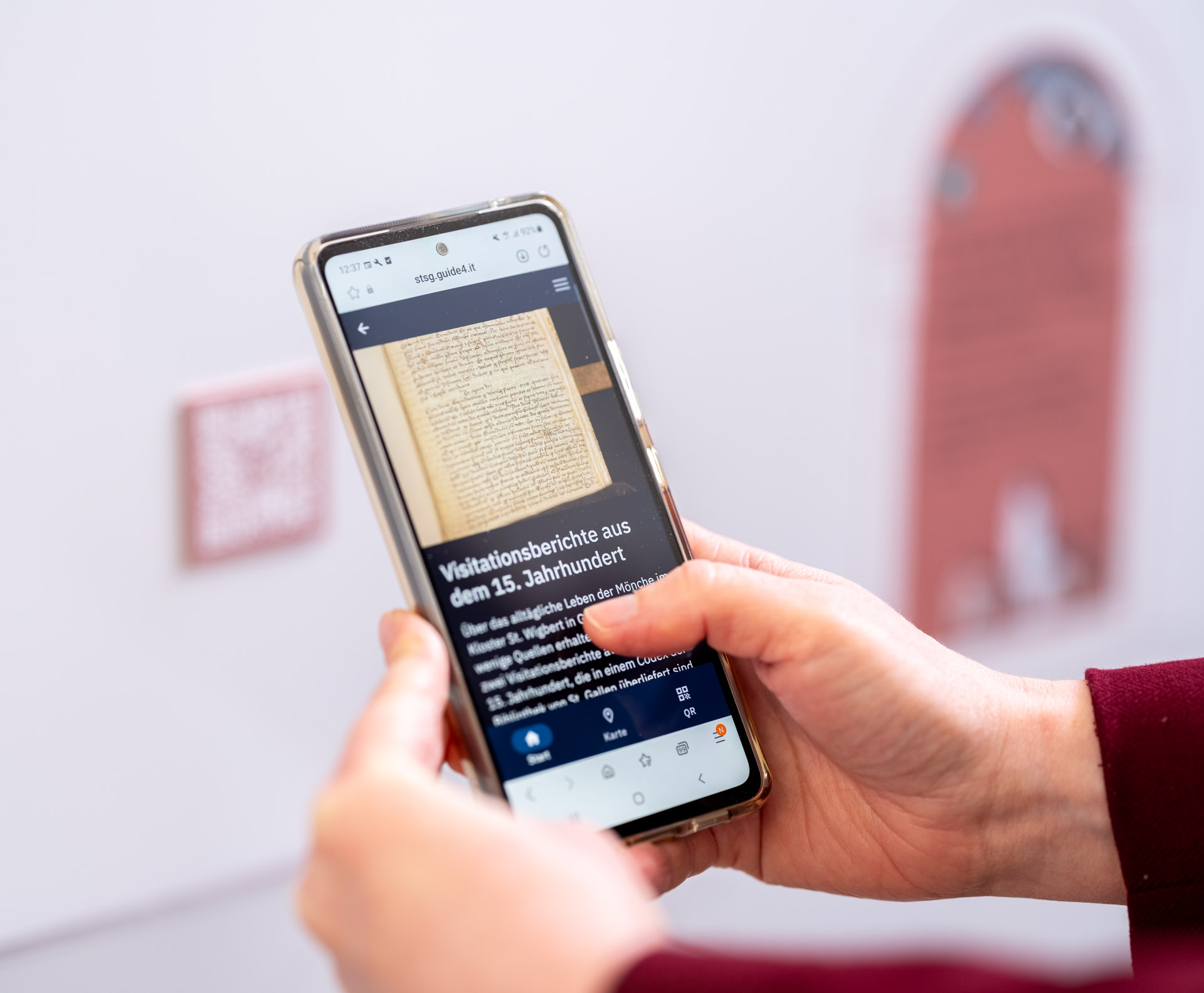 Multimediaguide STSG, Foto: STSG, Philipp Hort